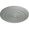Ekena Millwork Carton Ceiling Medallion (For Canopies up to 2 5/8"), 12 5/8"OD x 1"P, Primed White CM13CA - alternate 2